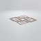 Ekena Millwork Large Norwood Decorative Fretwork Wood Wall Panels, Birch, 23 3/8"W x 23 3/8"H x 3/8"T WALW24X24X0375NWDBI - alternate 5